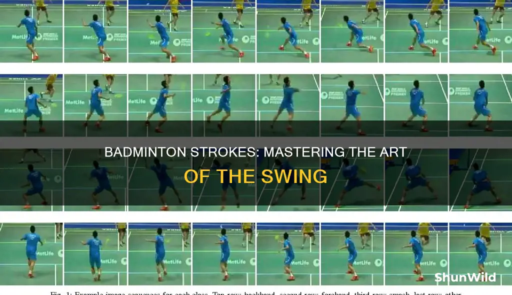 what is a badminton stroke called