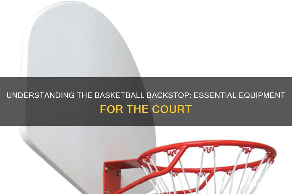 what is a basketball backstop