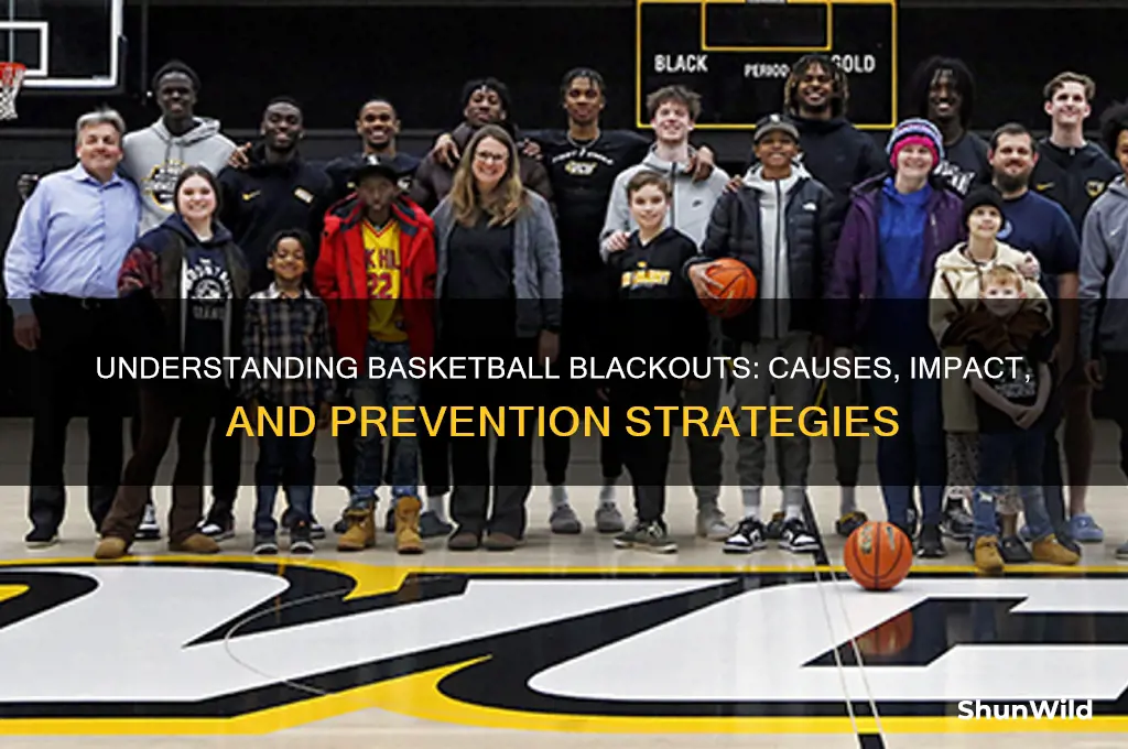 what is a basketball blackout