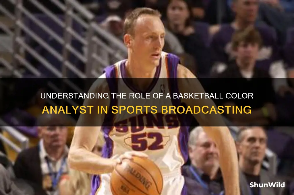 what is a basketball color analyst