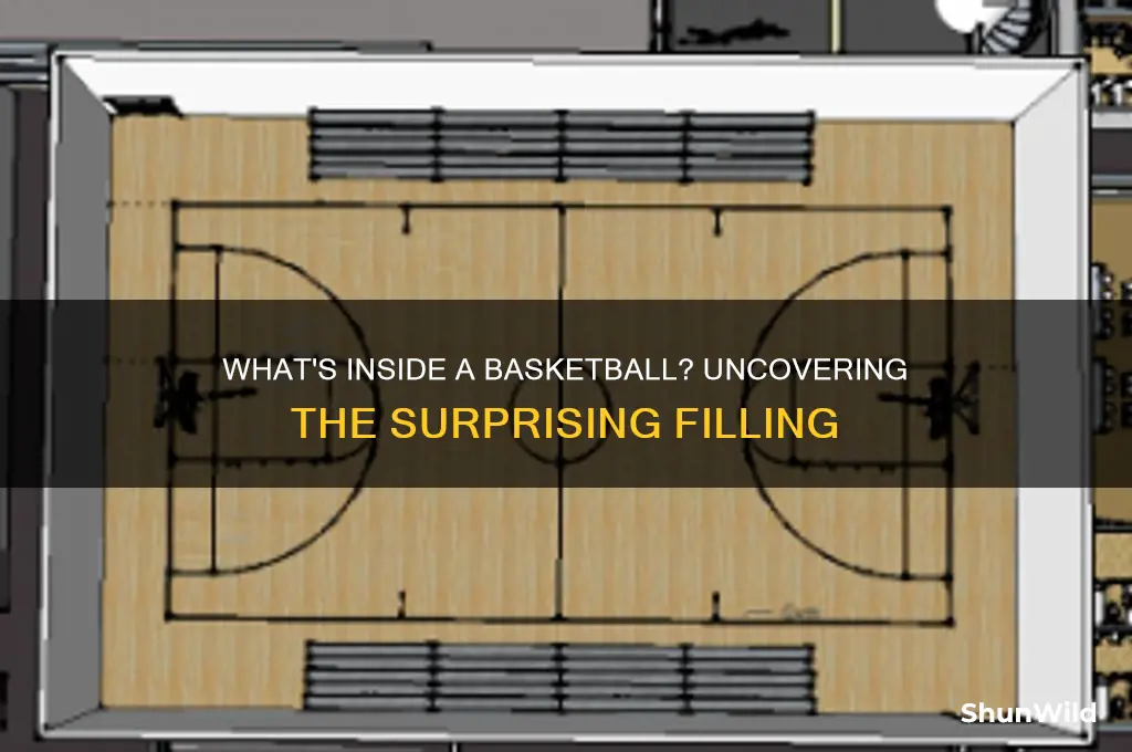 what is a basketball filled with