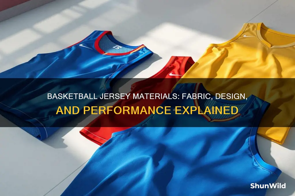 what is a basketball jersey made of