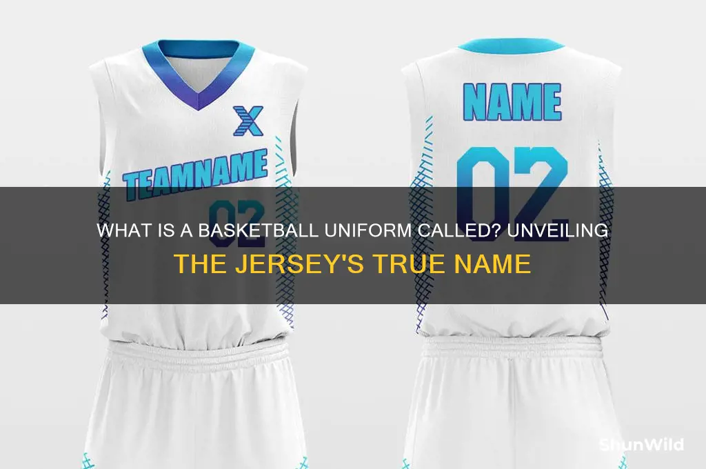 what is a basketball uniform called