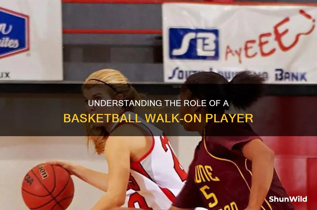 what is a basketball walk on