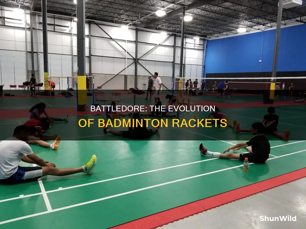what is a battledore used for in badminton