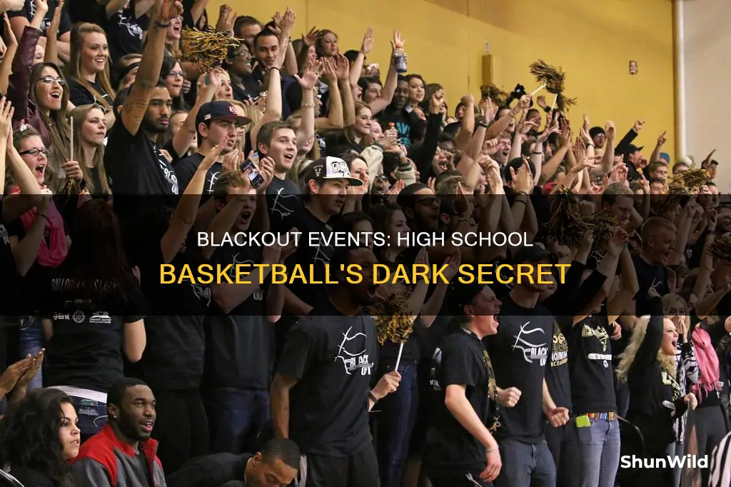 what is a blackout event in high school basketball