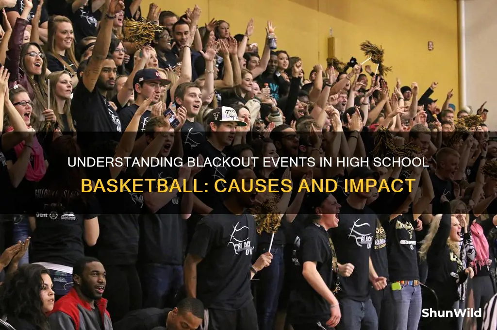 what is a blackout event in highschool basketball