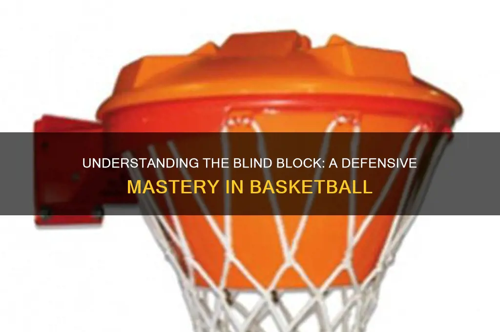 what is a blind block in basketball
