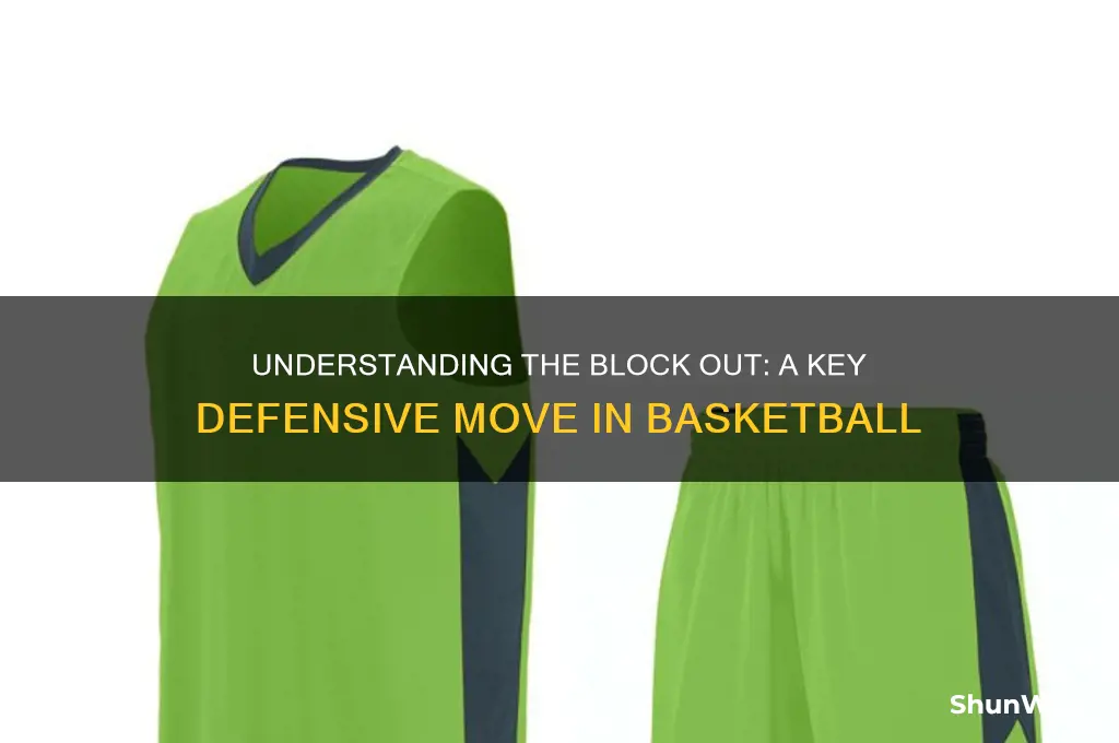 what is a block out in basketball