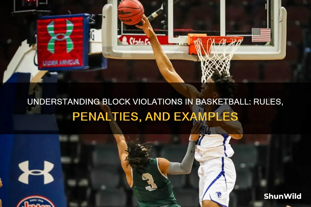 what is a block violation in basketball