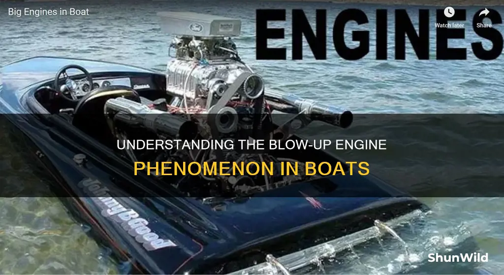 what is a blow up engine on boat