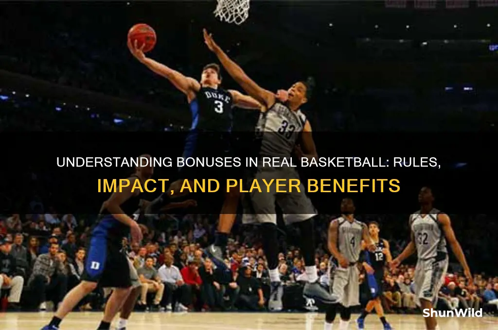 what is a bonus in real basketball