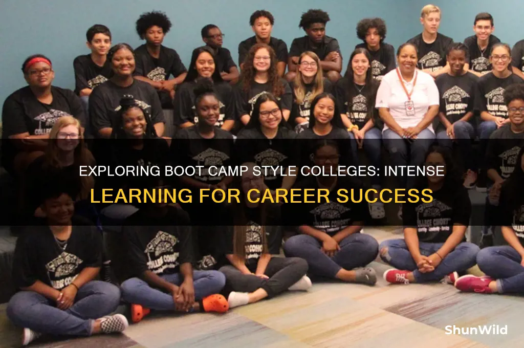 what is a boot camp style college
