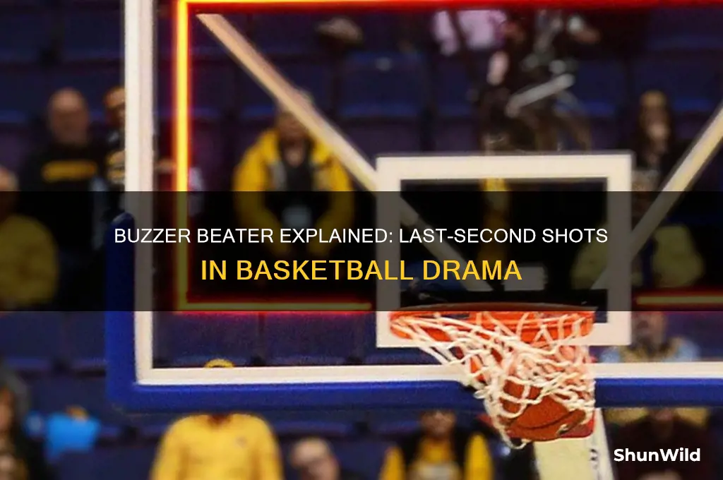 what is a buzzer beater in basketball