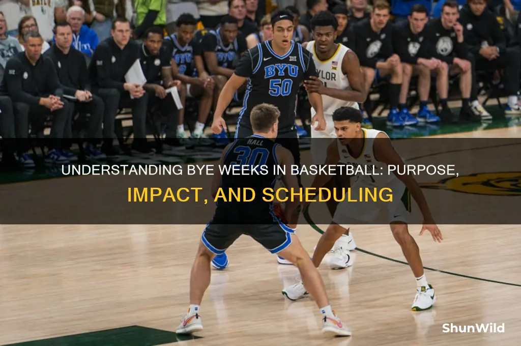 what is a bye week in basketball