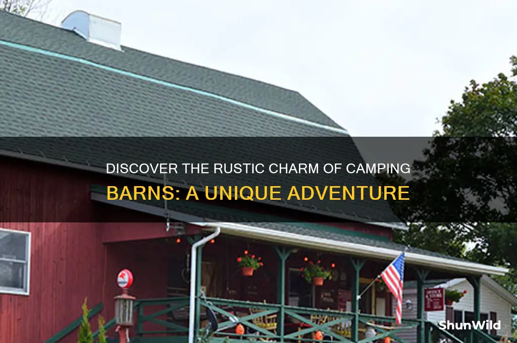 what is a camping barn
