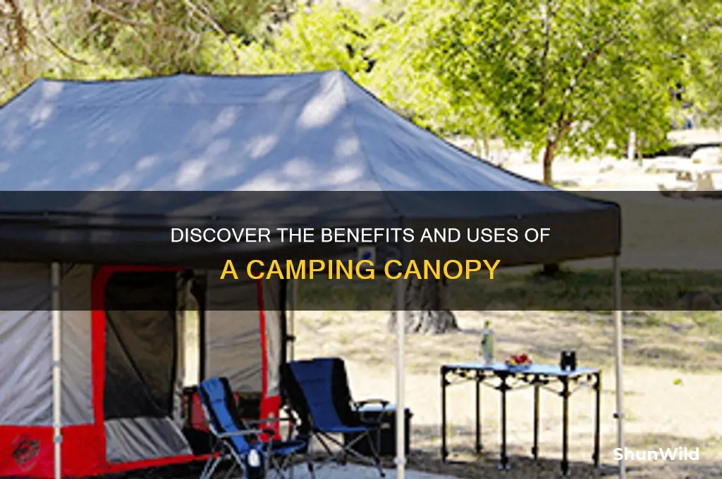 what is a camping canopy