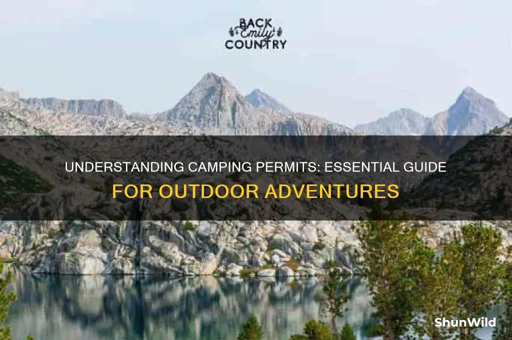 what is a camping permit
