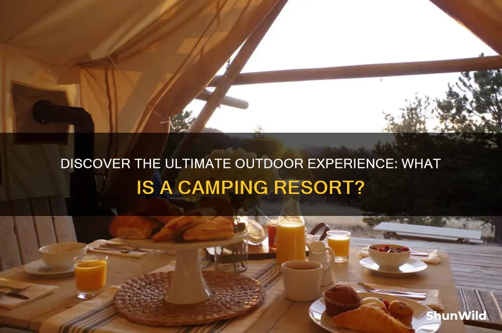 what is a camping resort