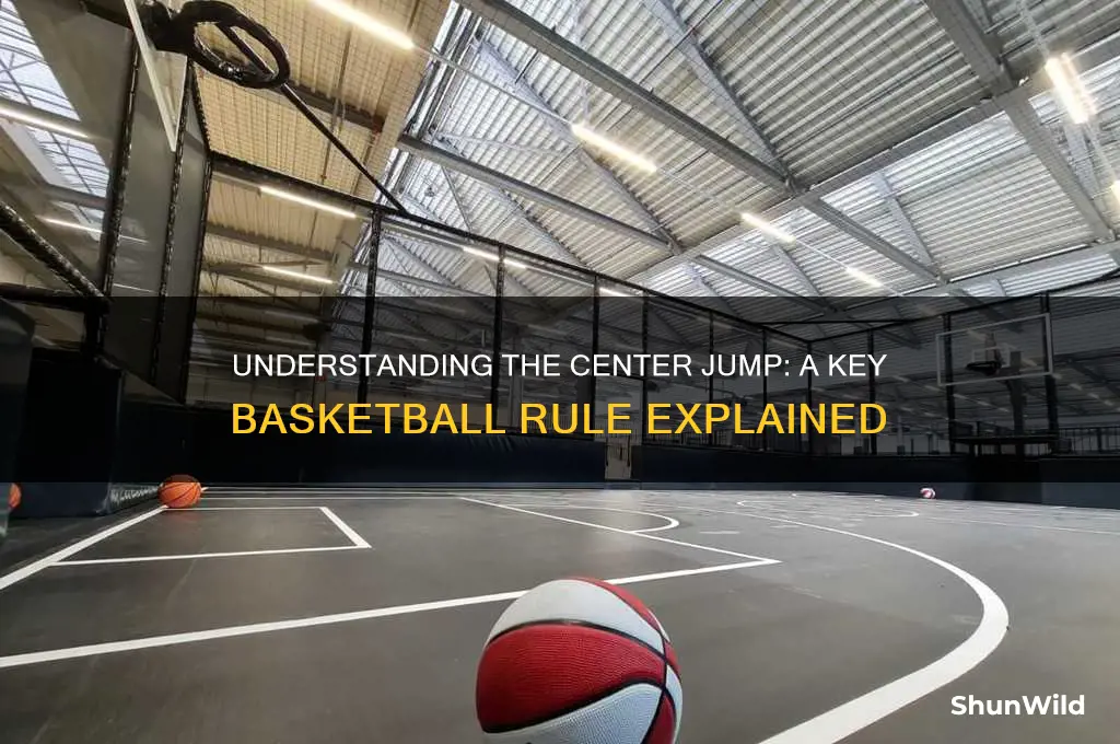 what is a center jump in basketball