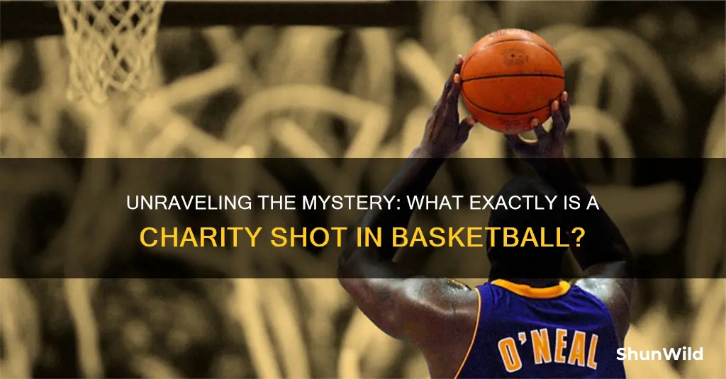 what is a charity shot in basketball