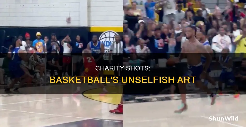 what is a charity shot in basketball
