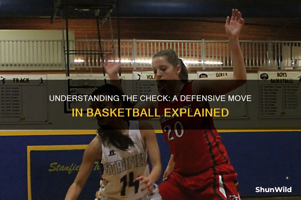 what is a check in basketball