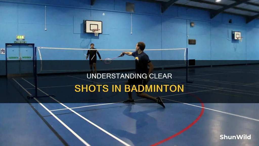 what is a clear in badminton
