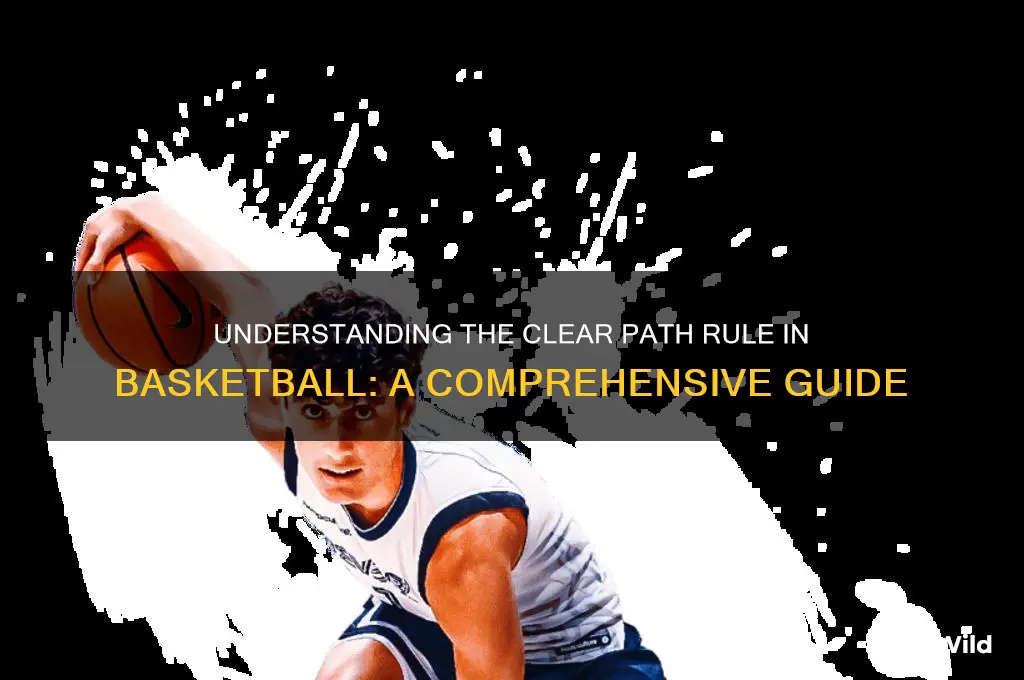 what is a clear path in basketball