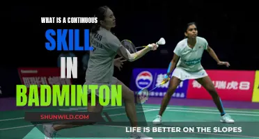 Mastering Continuous Skills: The Badminton Advantage