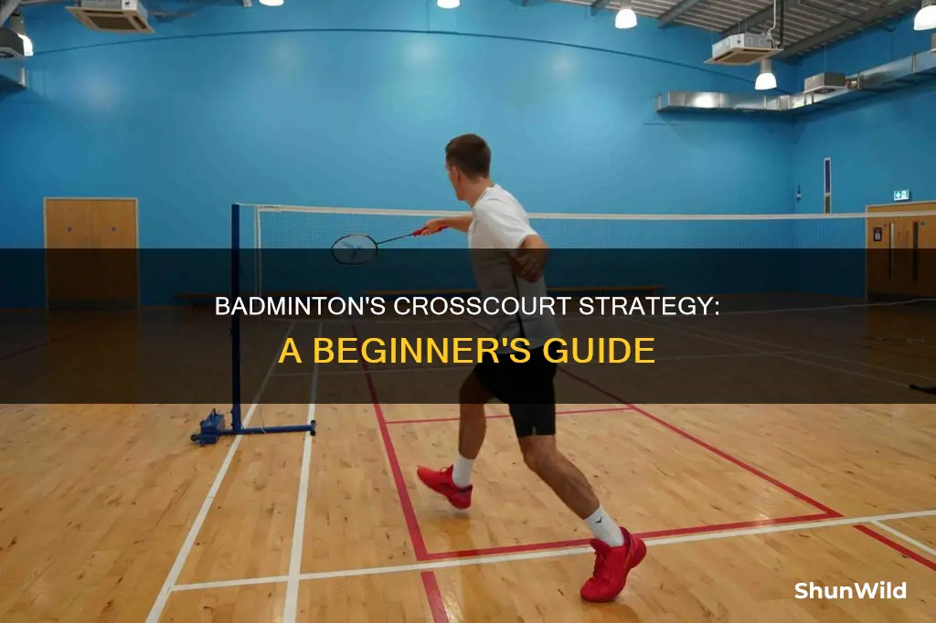 what is a crosscourt badminton