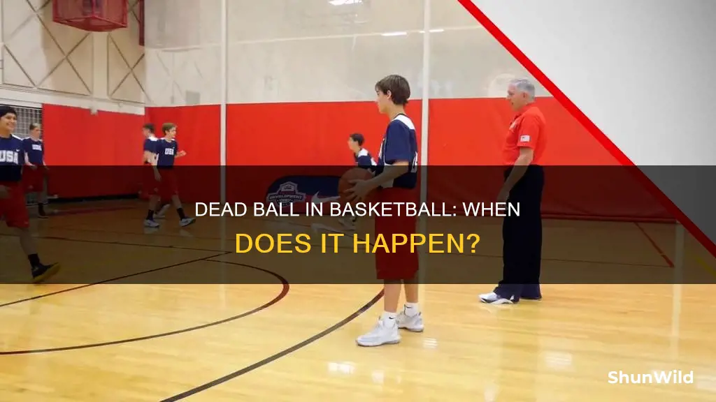what is a dead ball in basketball