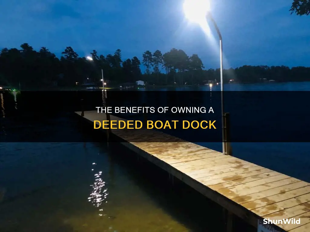 what is a deeded boat dock