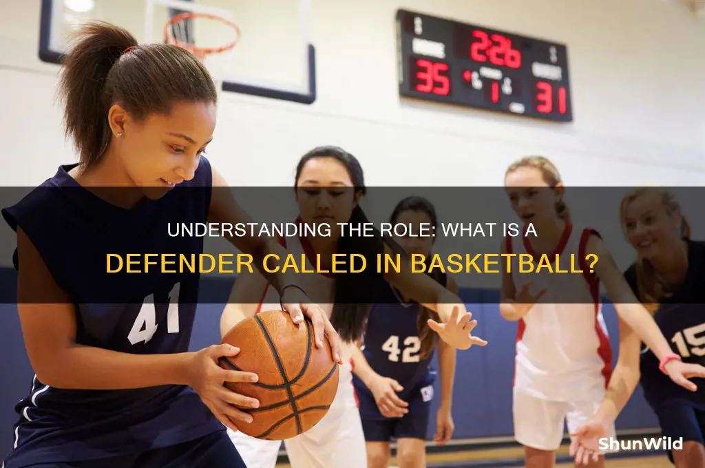 what is a defender called in basketball