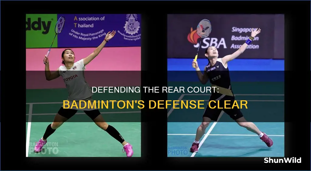 what is a defense clear in badminton