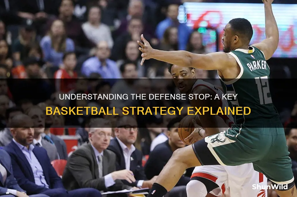 what is a defense stop in basketball