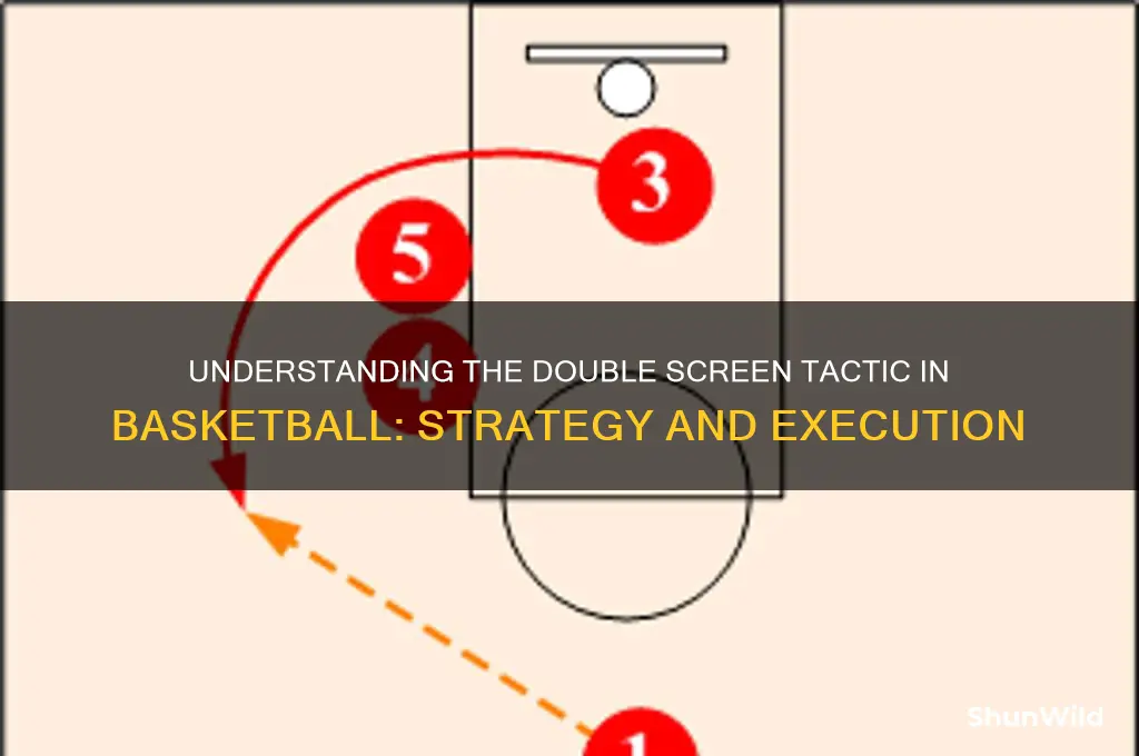 what is a double screen in basketball