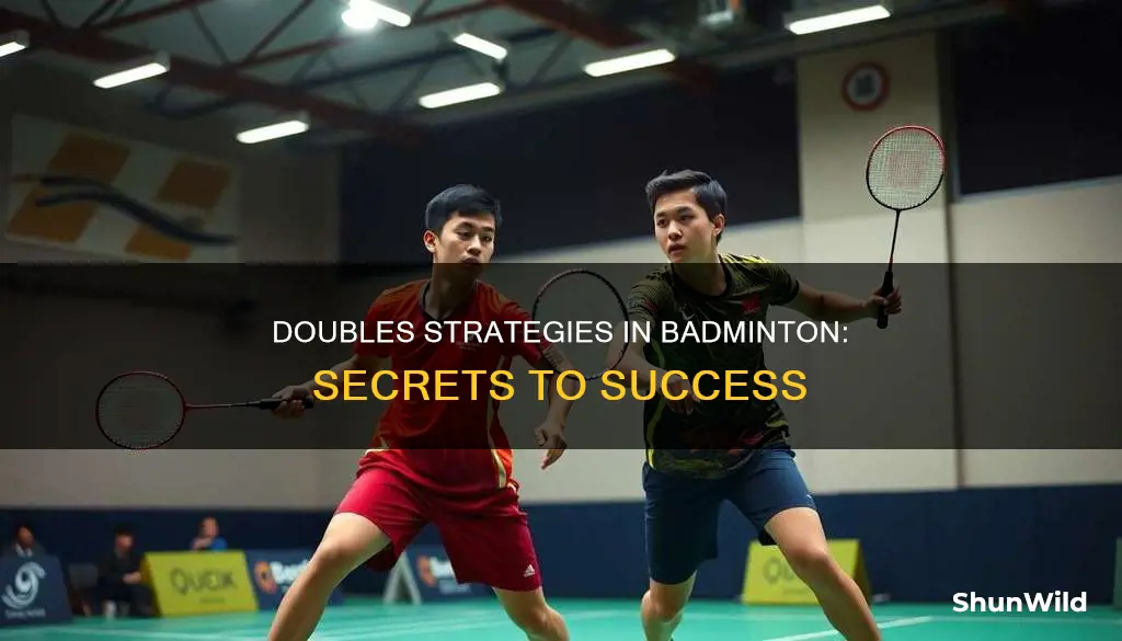 what is a doubles strategy in badminton