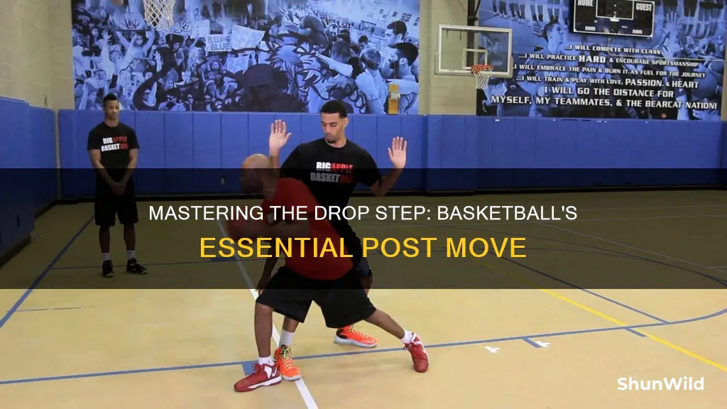 what is a drop step in basketball