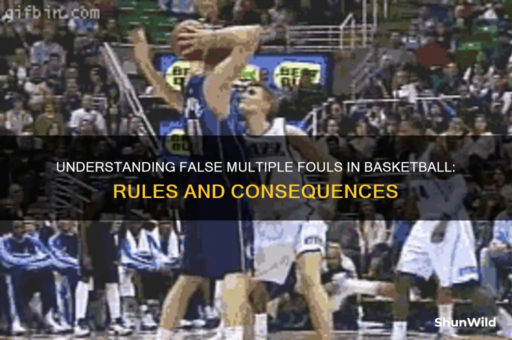 what is a false multiple foul in basketball