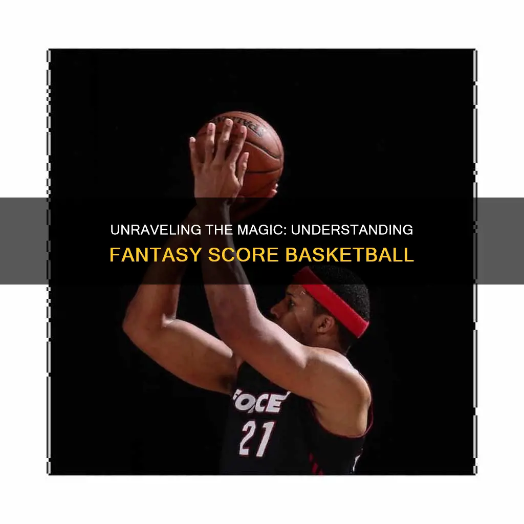 what is a fantasy score basketball