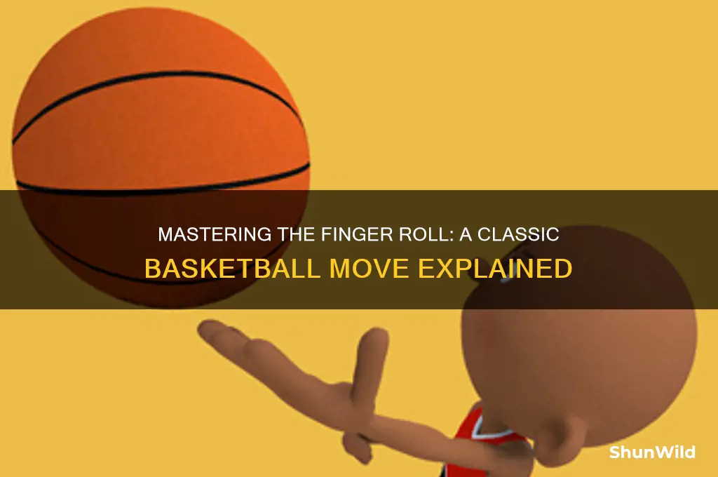 what is a finger roll in basketball