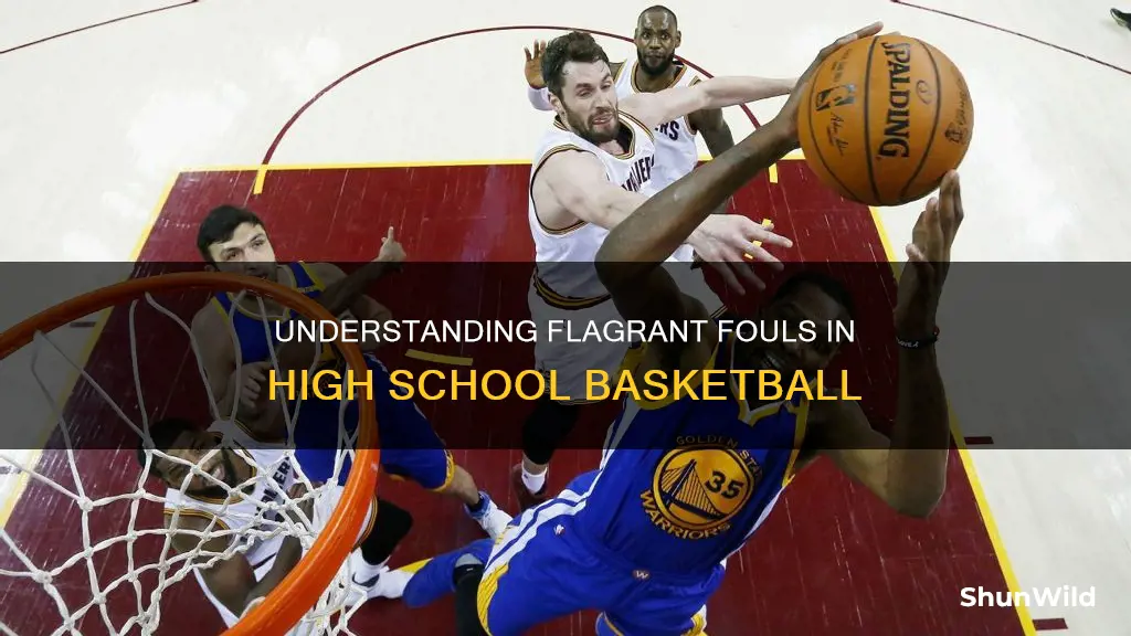 what is a flagrant foul in high school basketball