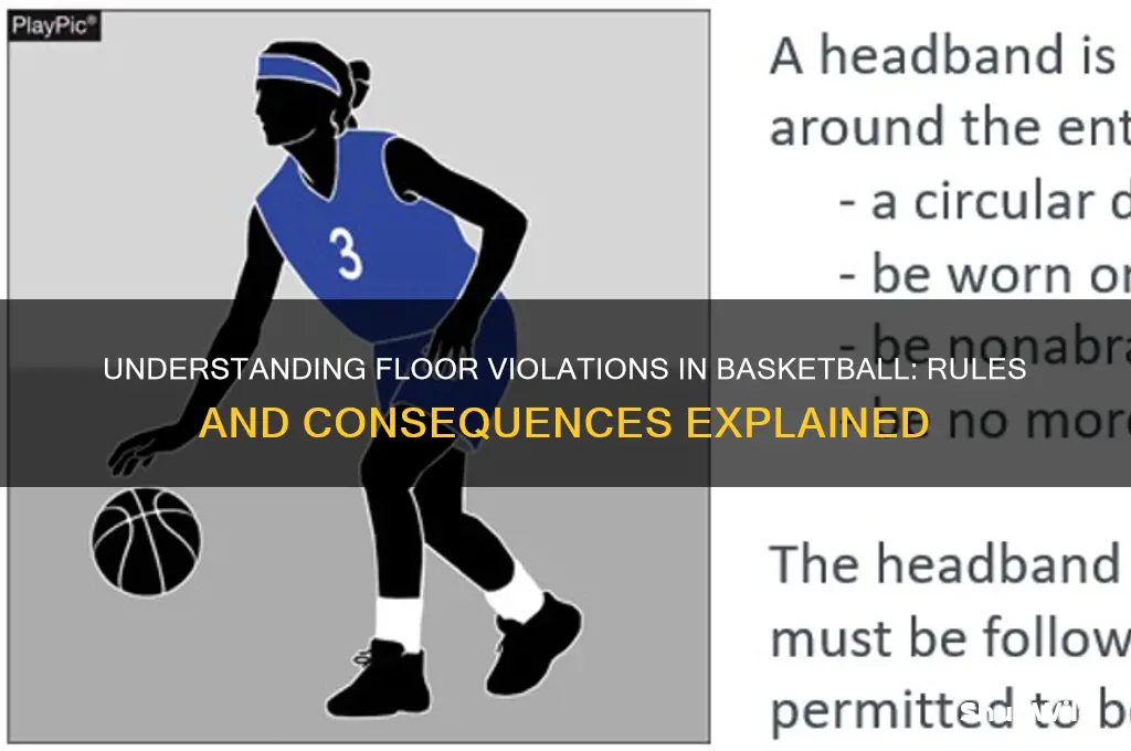 what is a floor violation in basketball