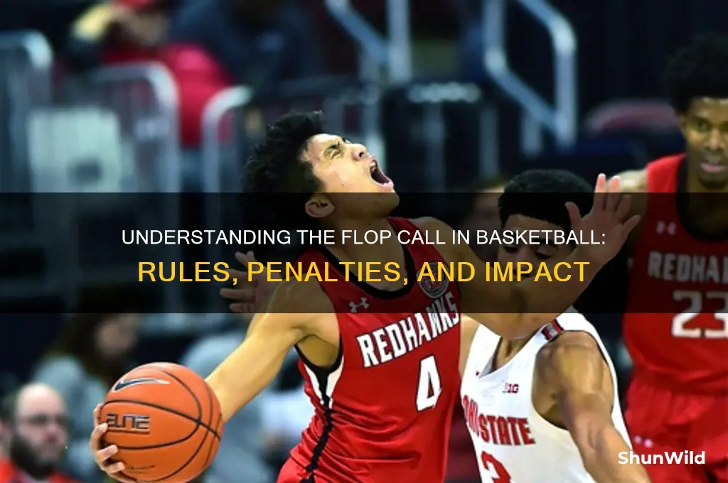 what is a flop call in basketball