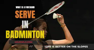 Forehand Serve: A Beginner's Guide to Badminton