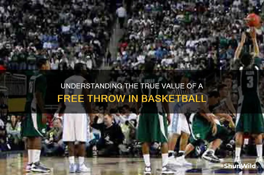 what is a free throw worth in basketball