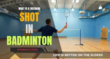 Freehand Shots: Mastering Badminton's Art Form