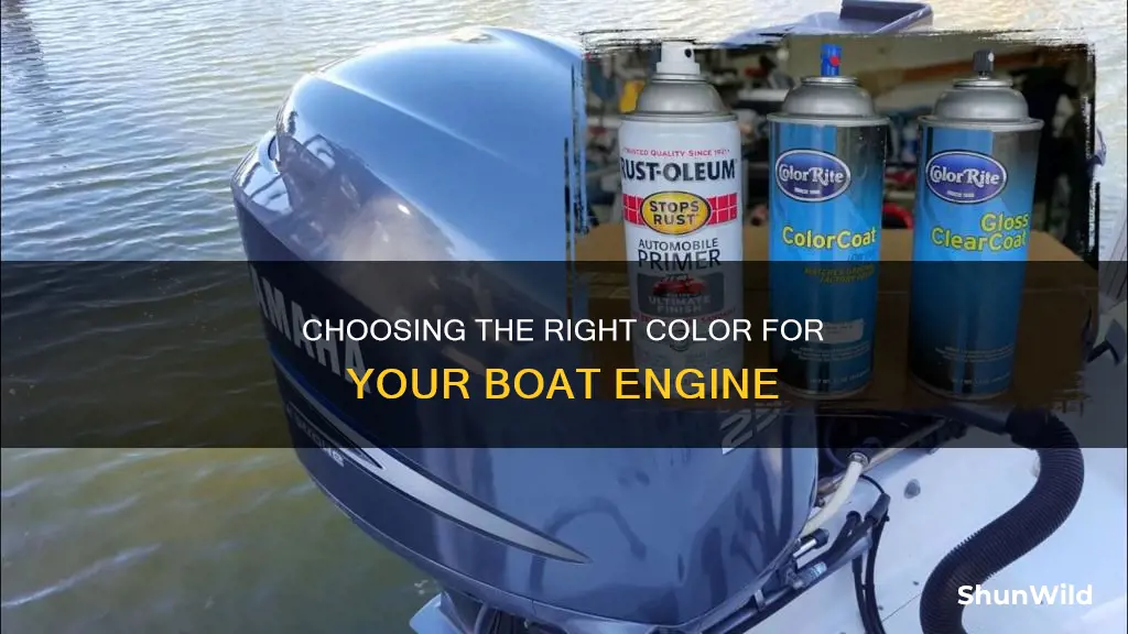 what is a good color for a boat engine