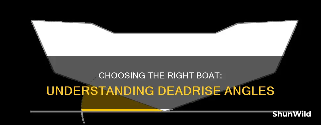 what is a good deadrise on a boat
